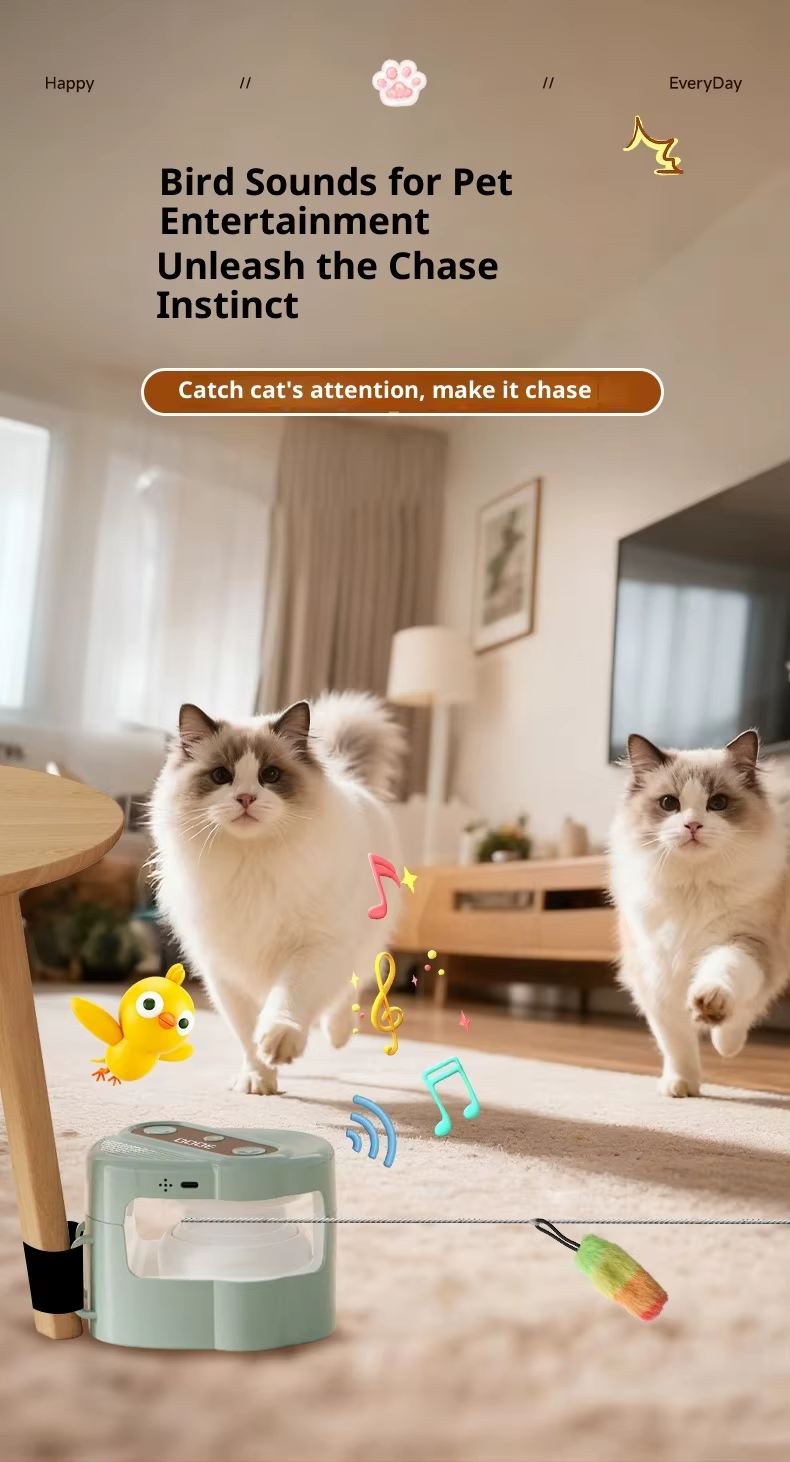 Métodos de fijación del juguete automático para gatos