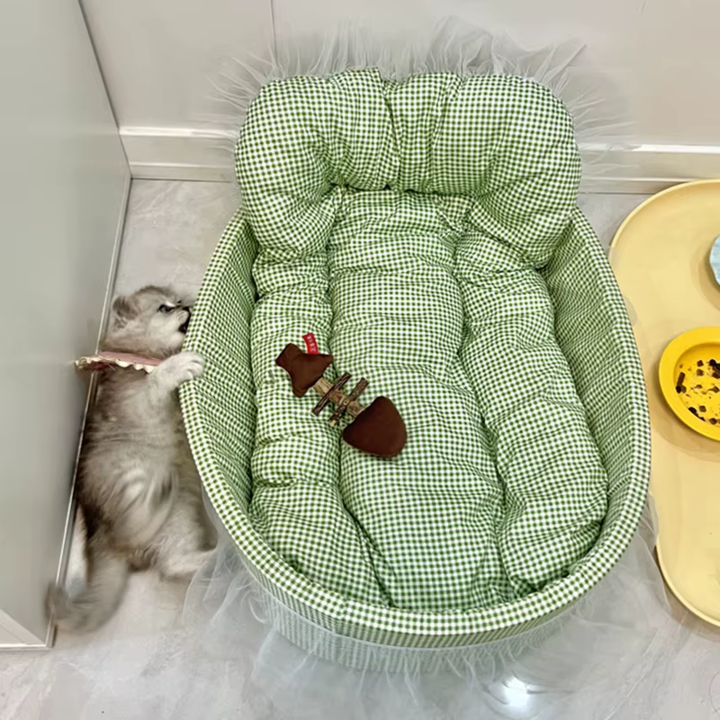 Cama nido suave cálida para gatos y perros mini lavable desmontable - imagen 2