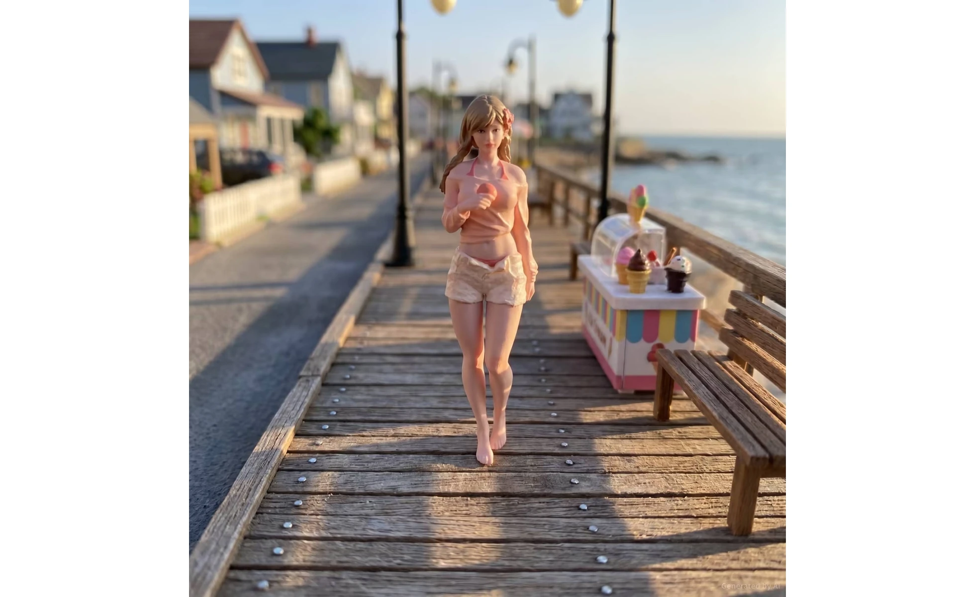 Boneca character pink outfit