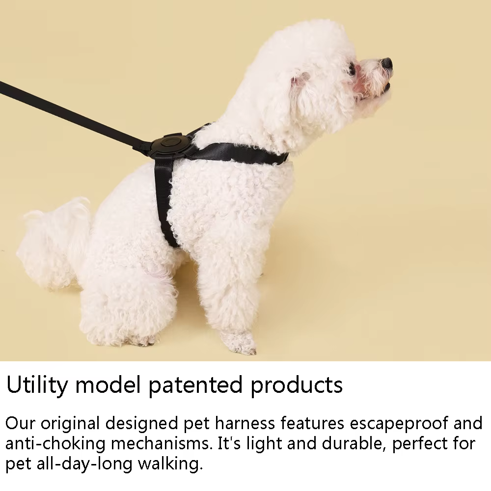 Arnés antiasfixia para perro y gato con apertura rápida - imagen 4