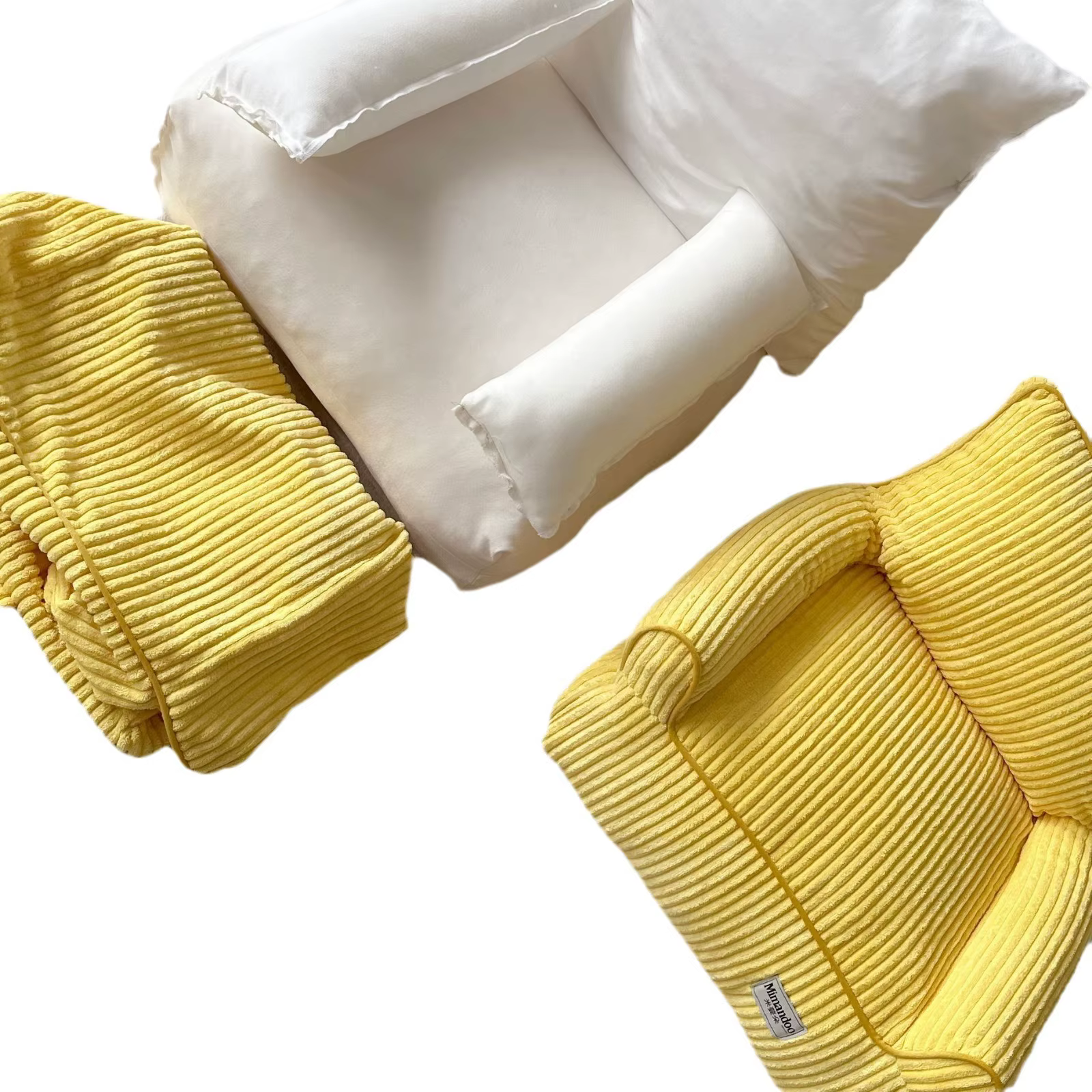 Cama sofá nido de felpa para gatos y perros pequeños - imagen 5