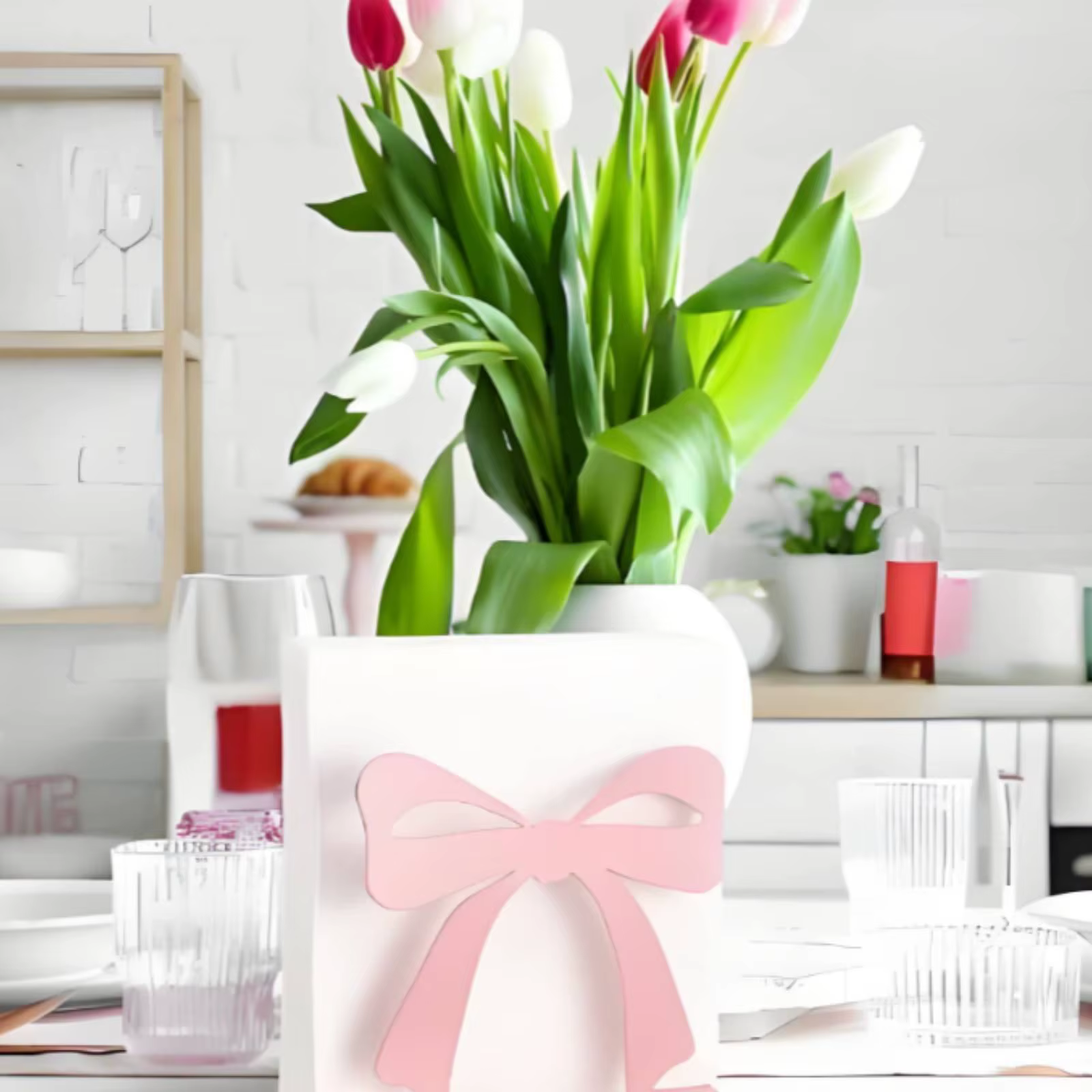 Porta Servilletas de Hierro con Diseño de Lazo – Decoración para Cocina y Eventos - imagen 5