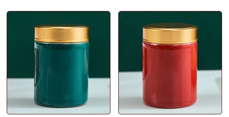 Urna cerámica con acabado agrietado