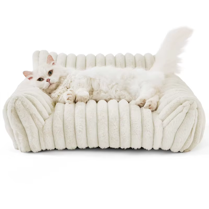 Sofá cama lavable para perros y gatos con colchón suave