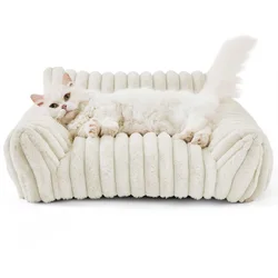 Sofá cama lavable para perros y gatos con colchón suave