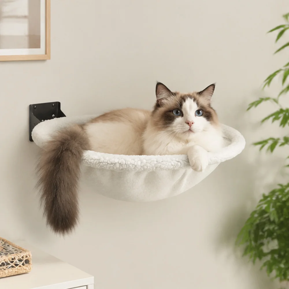 Hamaca para Gatos de Ventana – Percha Inalámbrica Plegable