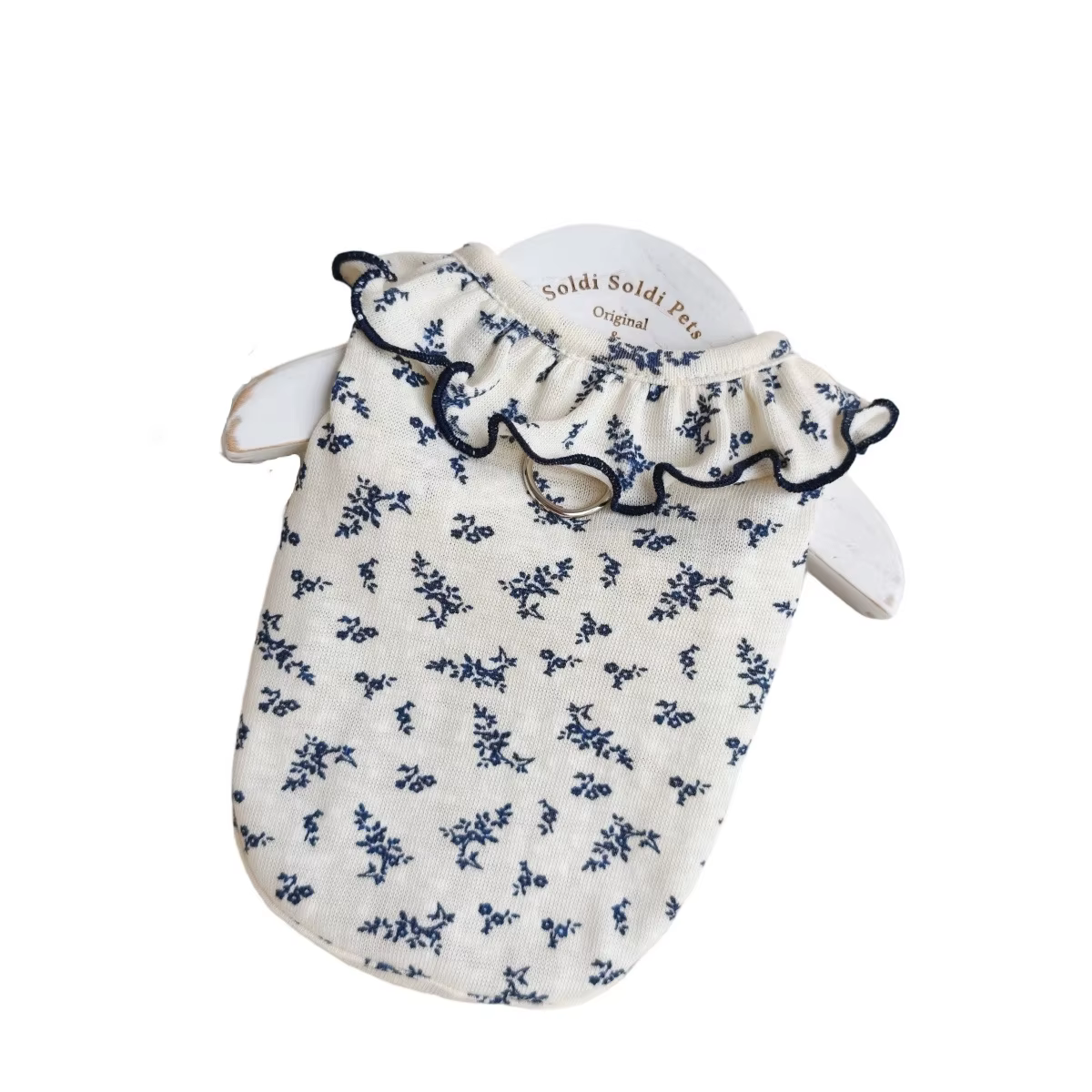 Chaleco floral y falda princesa para gatos y perros, ropa ligera - imagen 5