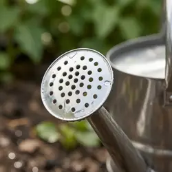 Regadera acero inoxidable con boquilla larga – Para macetas y jardín