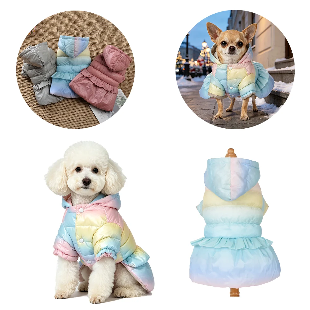 Abrigo de invierno para perros pequeños y gatos – Cálido y suave - imagen 3