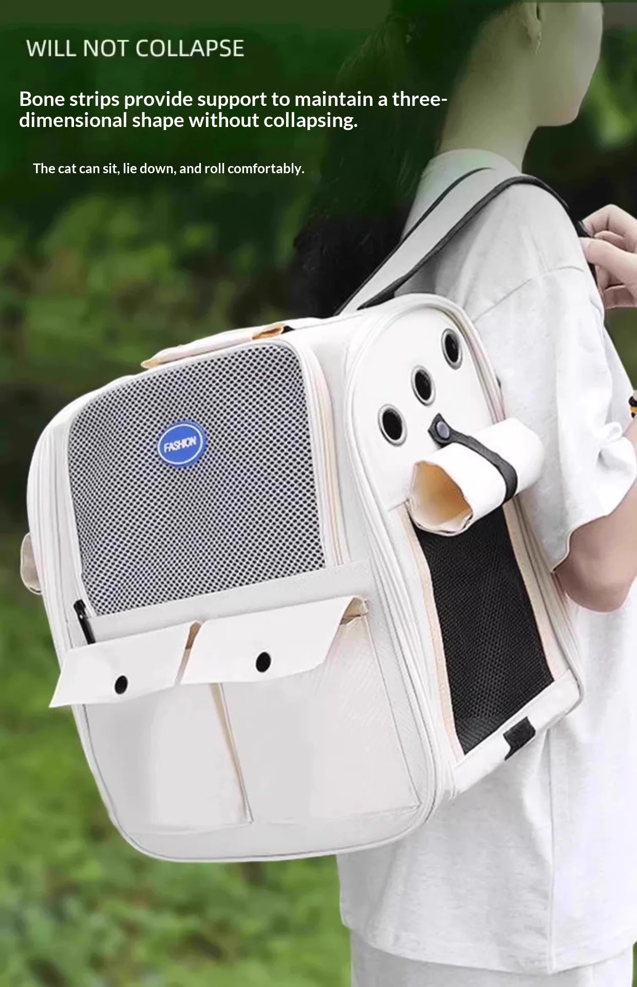Bolsa de transporte plegable y lista para guardar