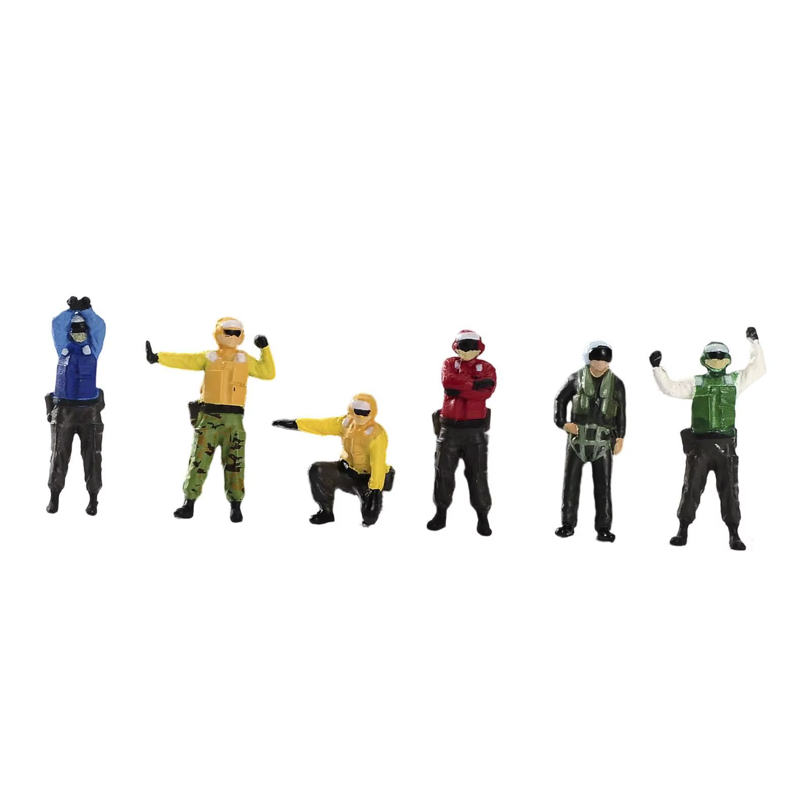 Figuras miniatura pintadas a escala 1/64 para dioramas y escenas fotográficas de mascotas