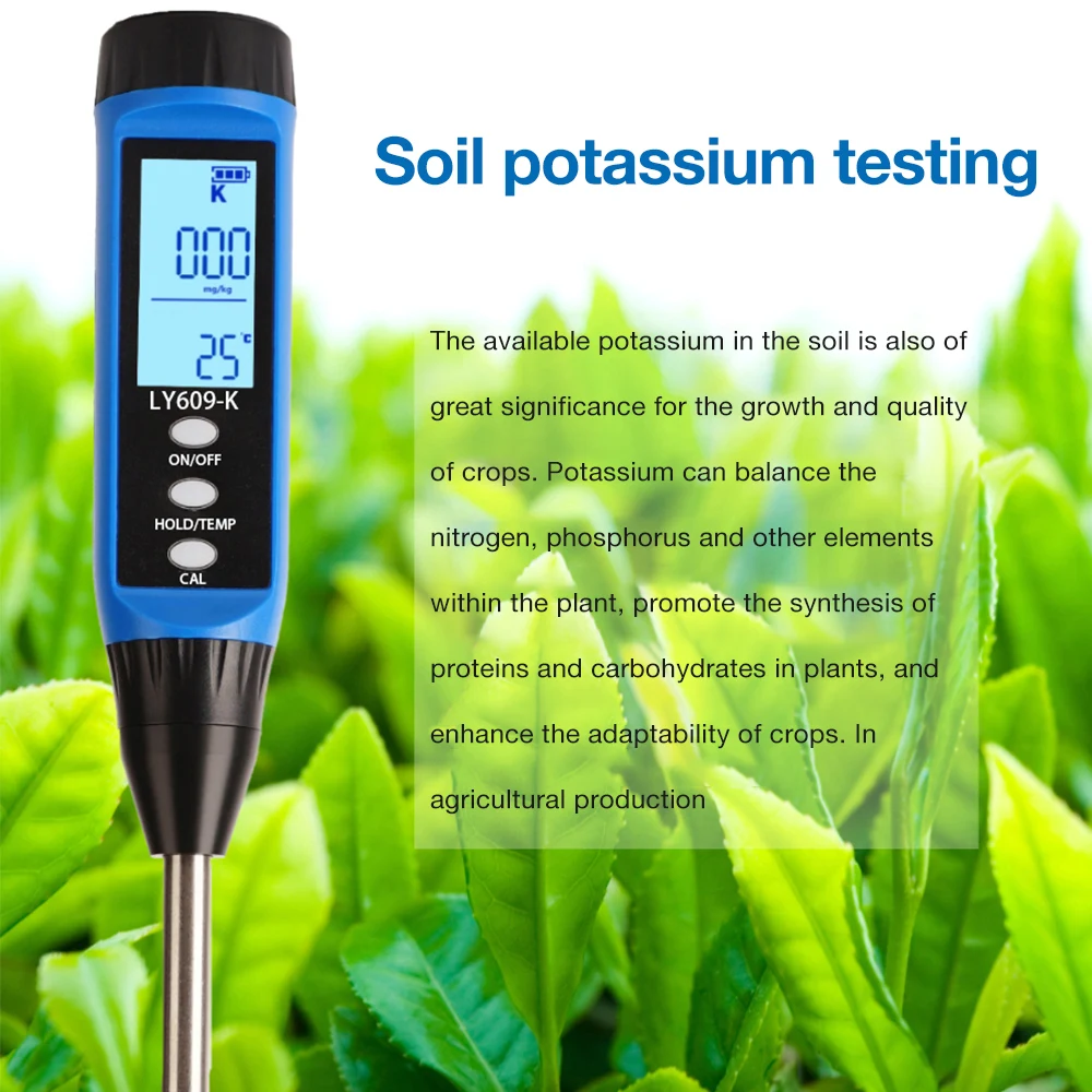 Medidor NPK pH Suelo – Detector Digital Nutrientes Jardinería - imagen 3