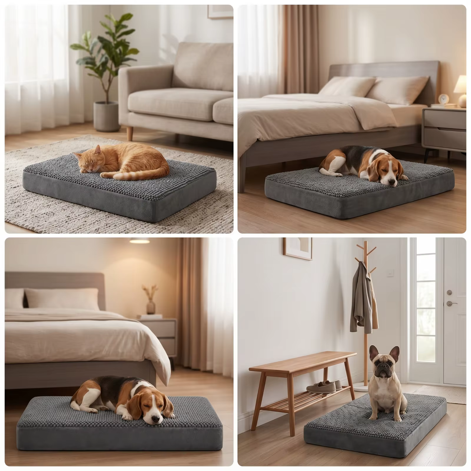Alfombra acolchada lavable para sofá gatos y perros - imagen 5