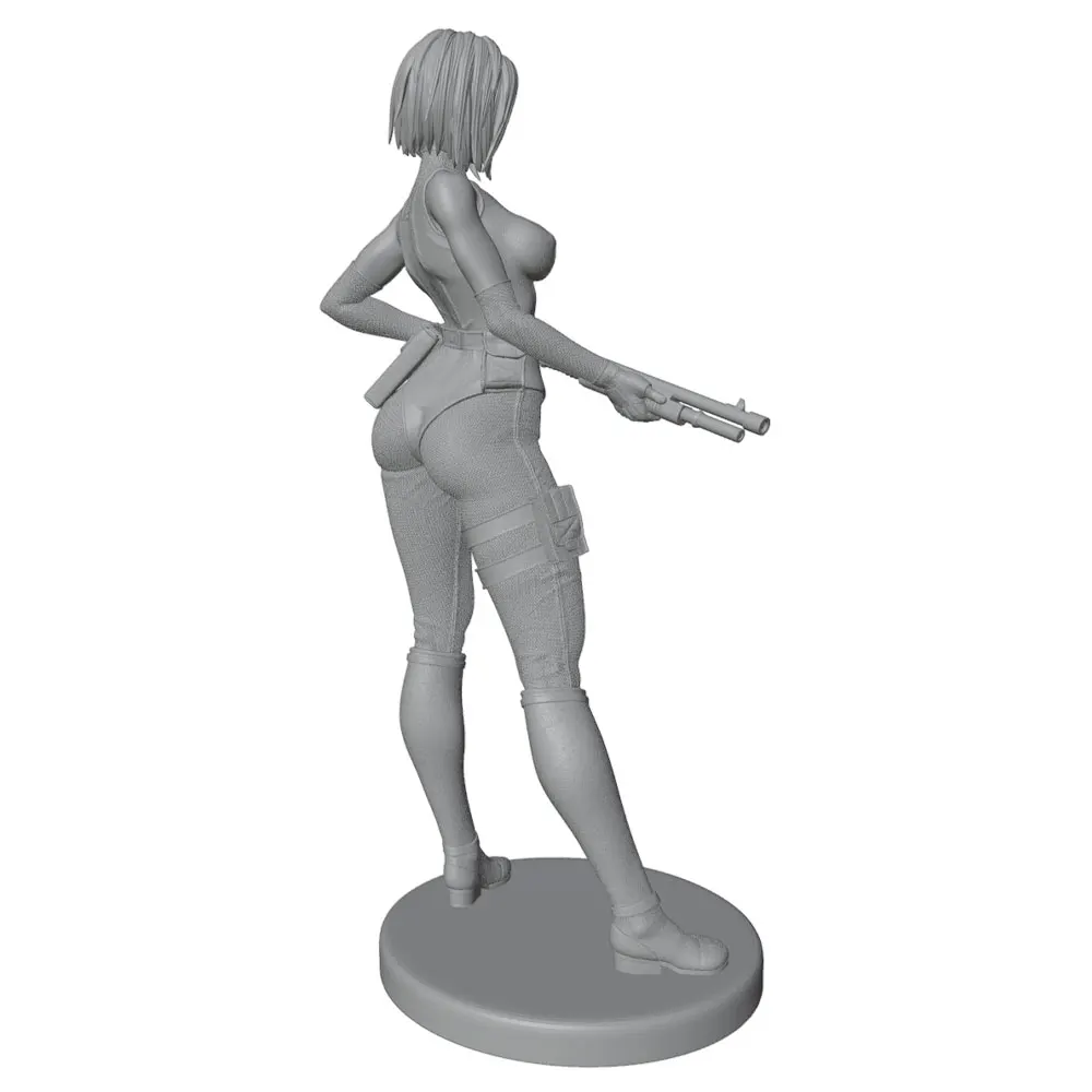 Varias figuras montadas y pintadas como ejemplo