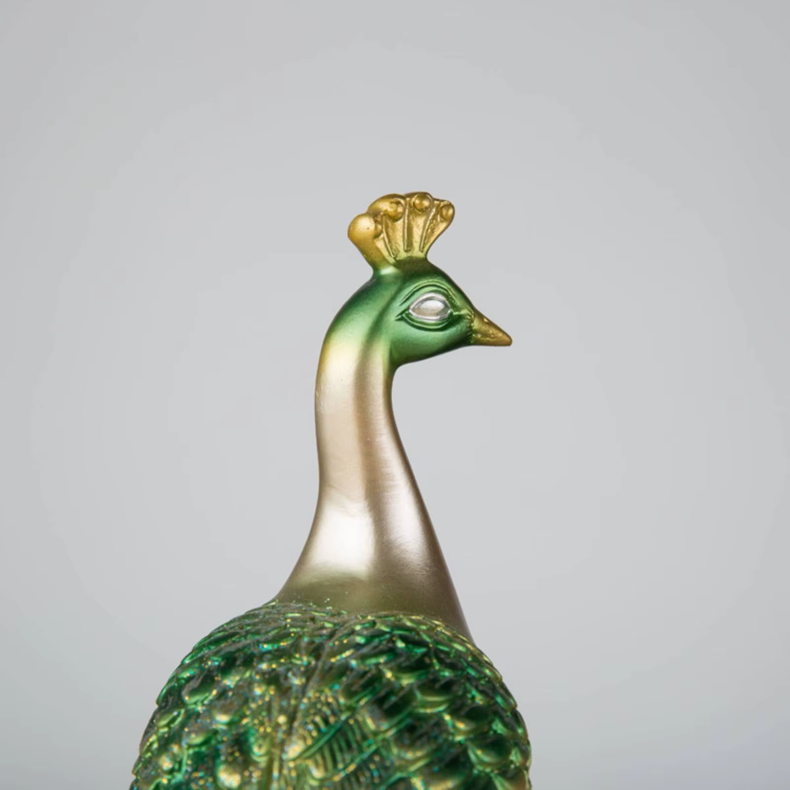 Soporte para botellas con pavo real decorativo para comedor - imagen 3