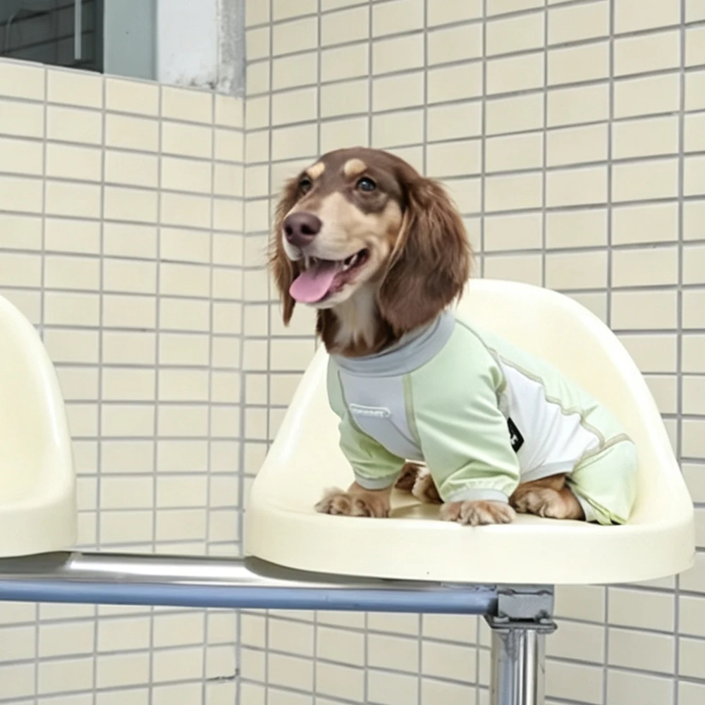 Traje de verano refrescante anti-insectos para Dachshund secado rápido - imagen 3