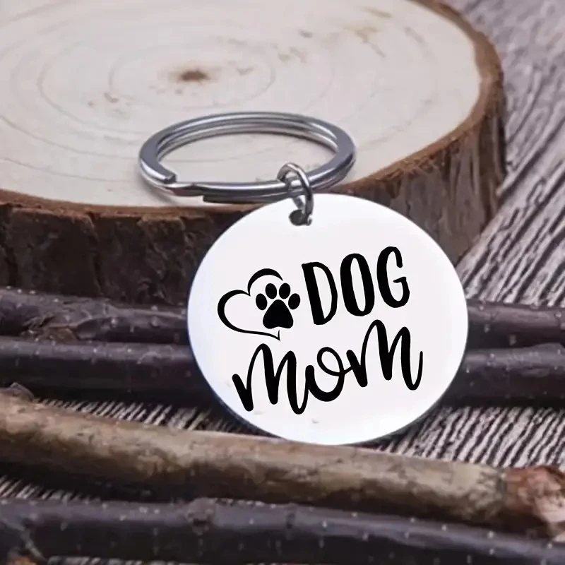 Llavero de acero con placa de identificación para dueños de perros y mascotas - imagen 5
