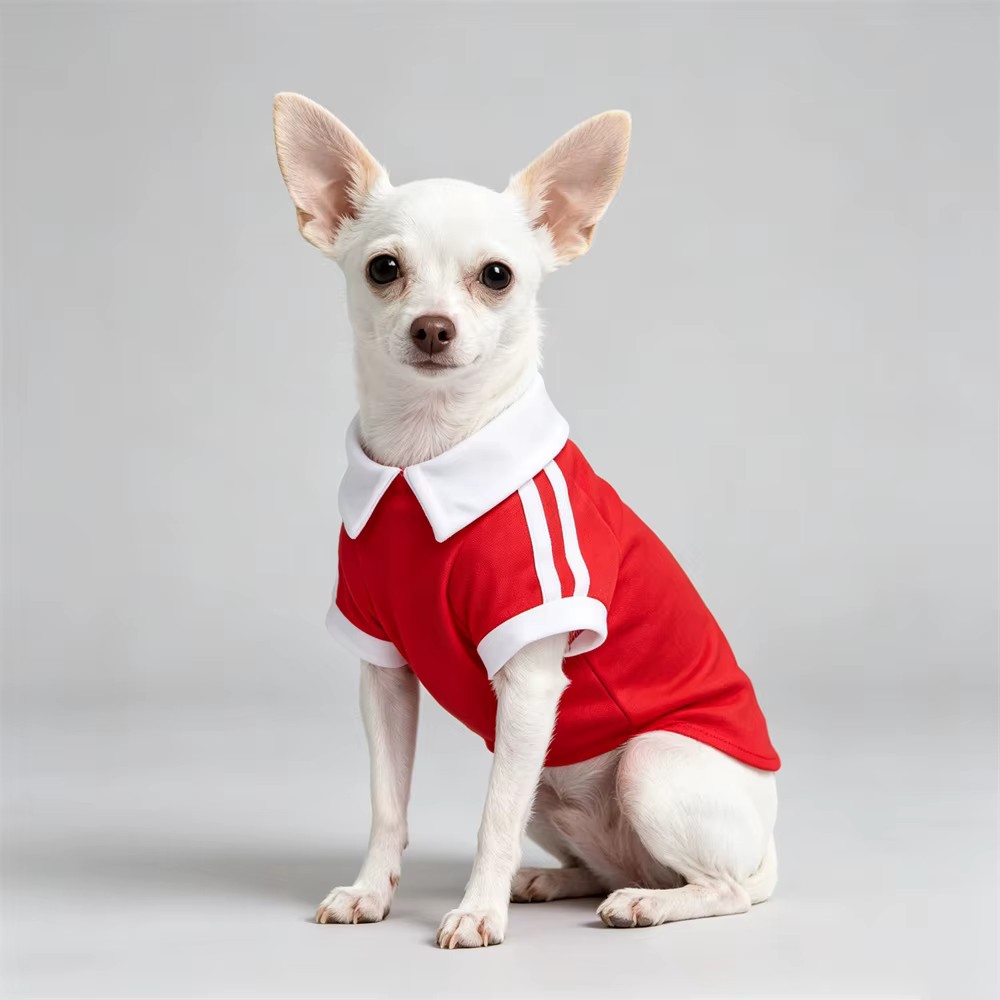 Camiseta polo deportiva para perros pequeños – Pinscher y Chihuahua - imagen 4