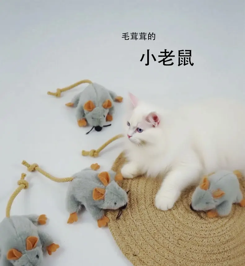 Ratón de peluche para gatos
