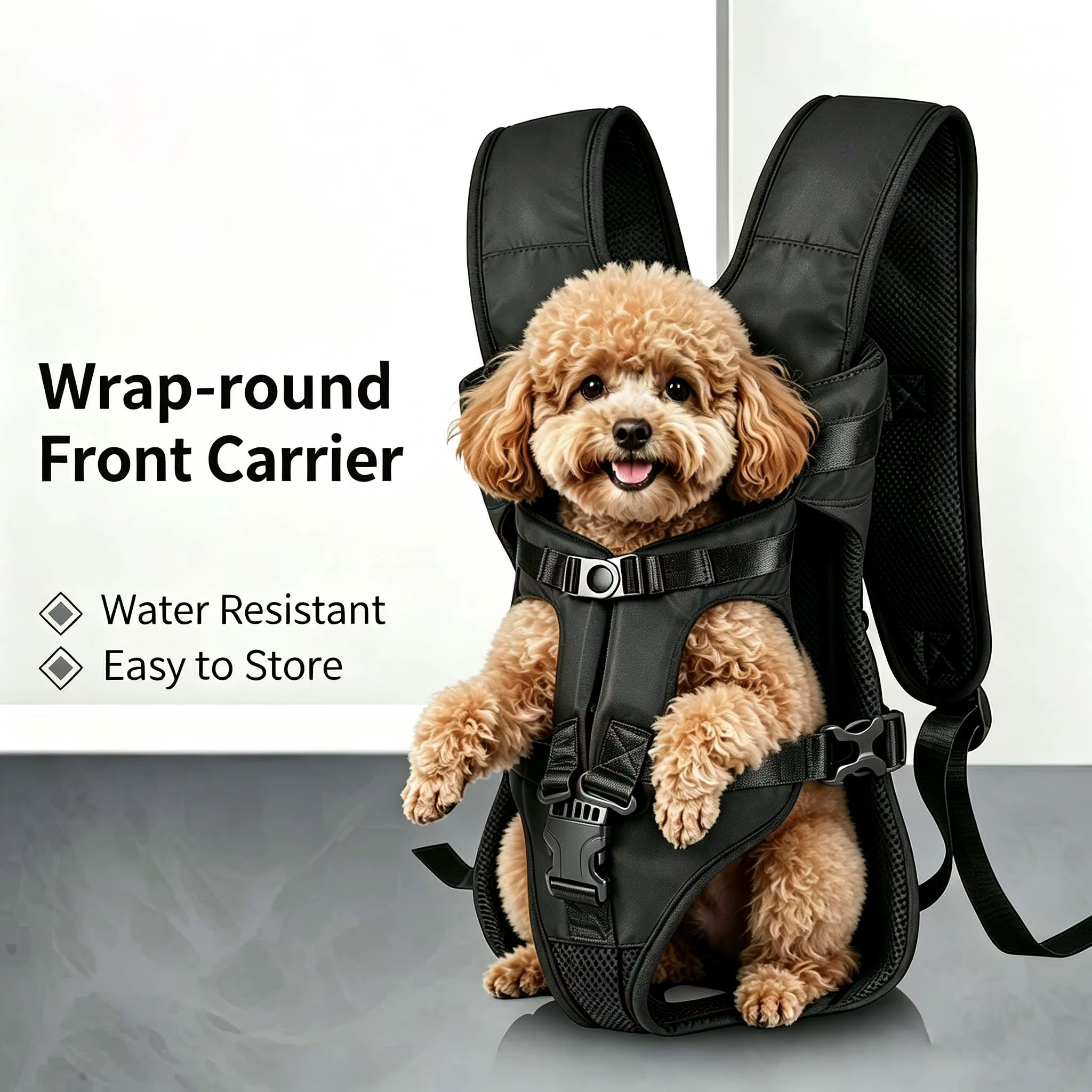 Mochila transportadora transpirable para perros, viajes al aire libre - imagen 3