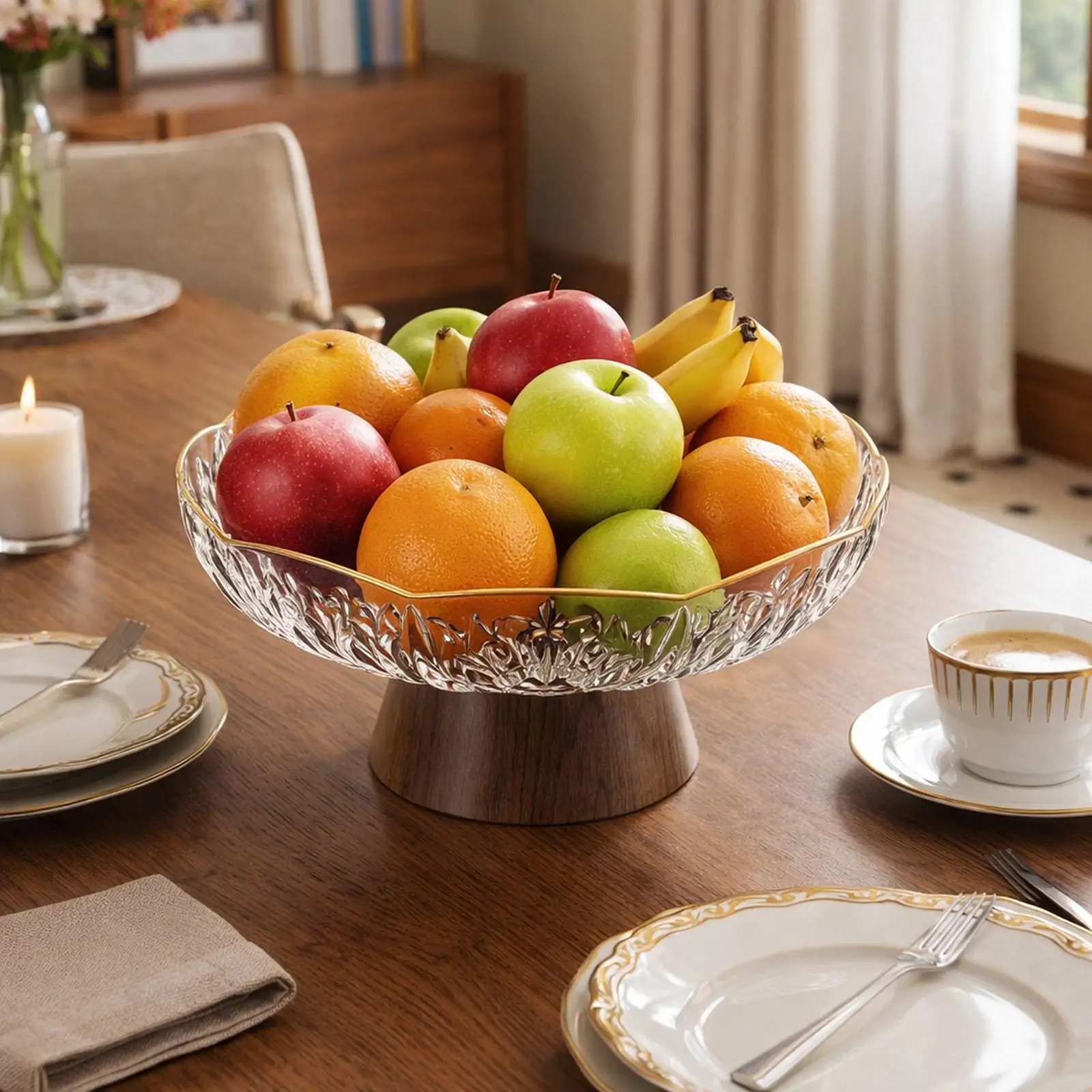 Plato frutero para snacks con pedestal extraíble, perros y gatos - imagen 5