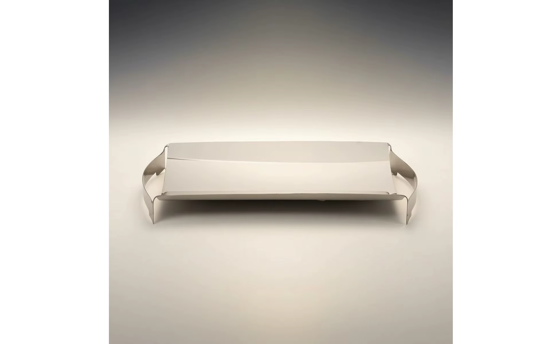 Bandeja rectangular para área de recepción