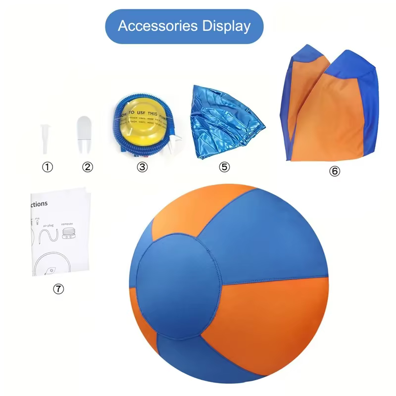 Pelota de pastoreo para perros con funda y bomba – Juego interactivo exterior - imagen 5