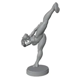 Figura Anime 3D 1/24 75 mm Kit Modelismo Sin Pintar