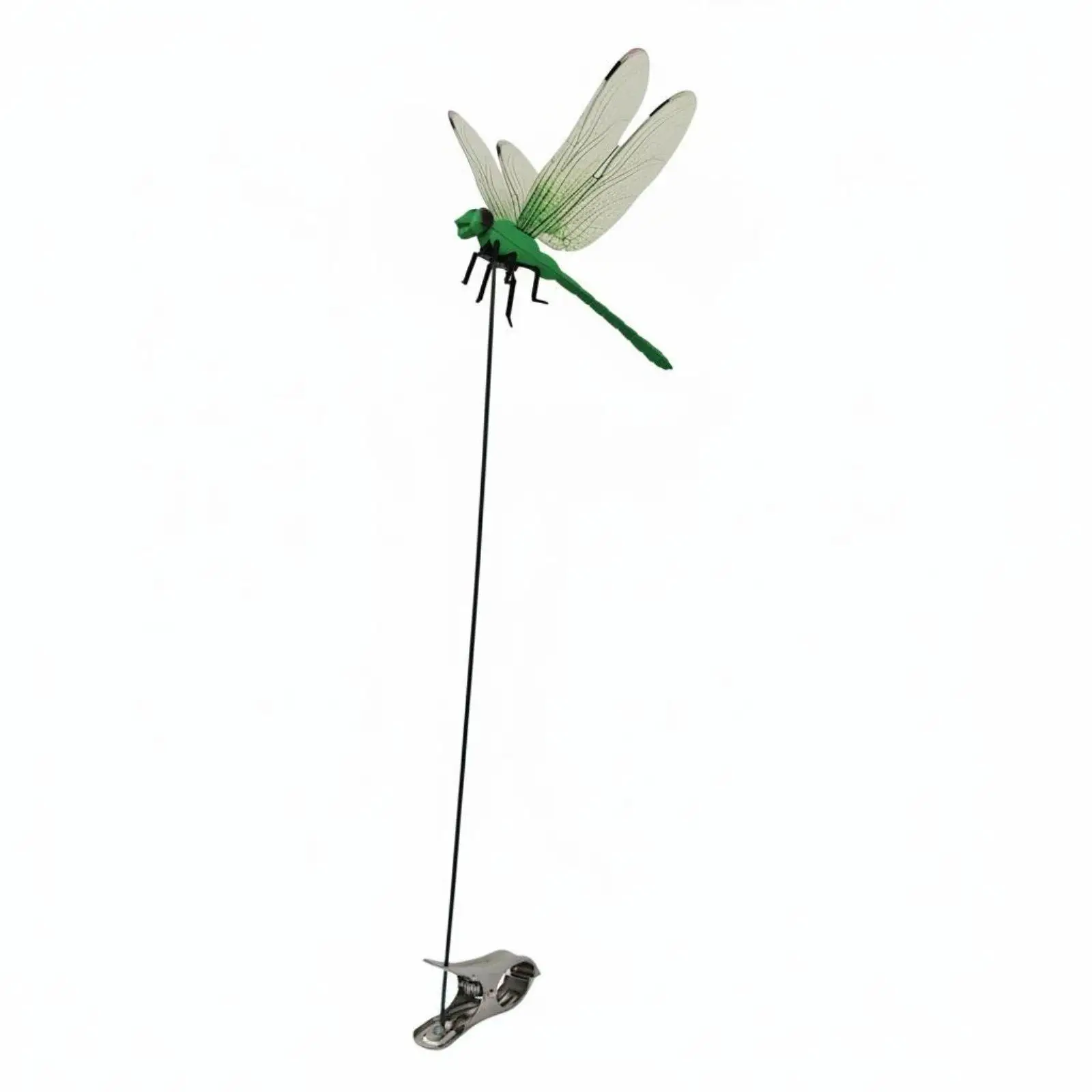 Libélula decorativa 3D para jardín con clip, adorno colorido - imagen 5