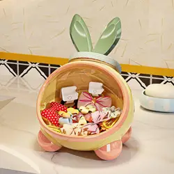 Organizador con Forma de Conejo para Niñas – Cajón de Escritorio y Tocador