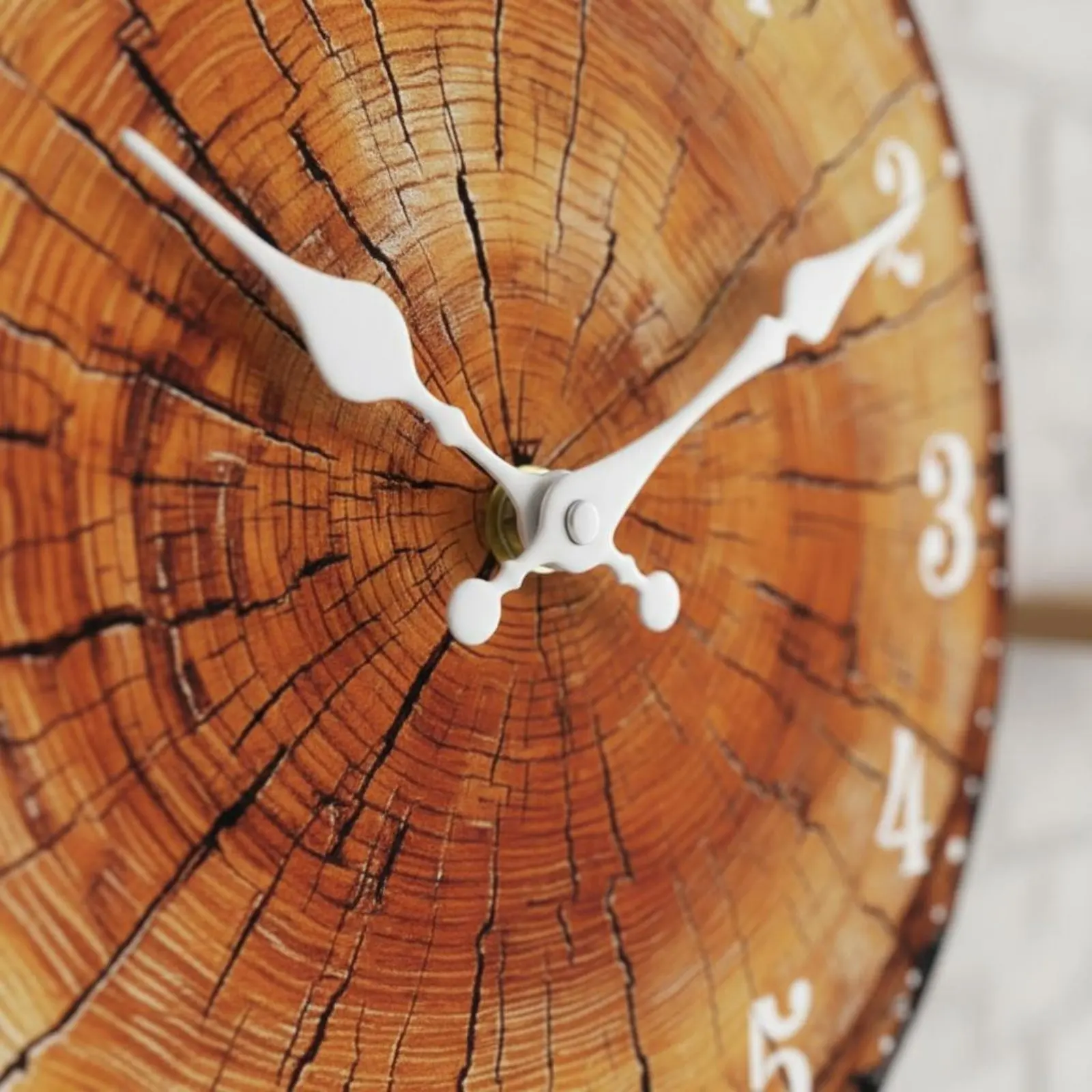 Reloj de pared nórdico con números grandes, fácil de colgar - imagen 3