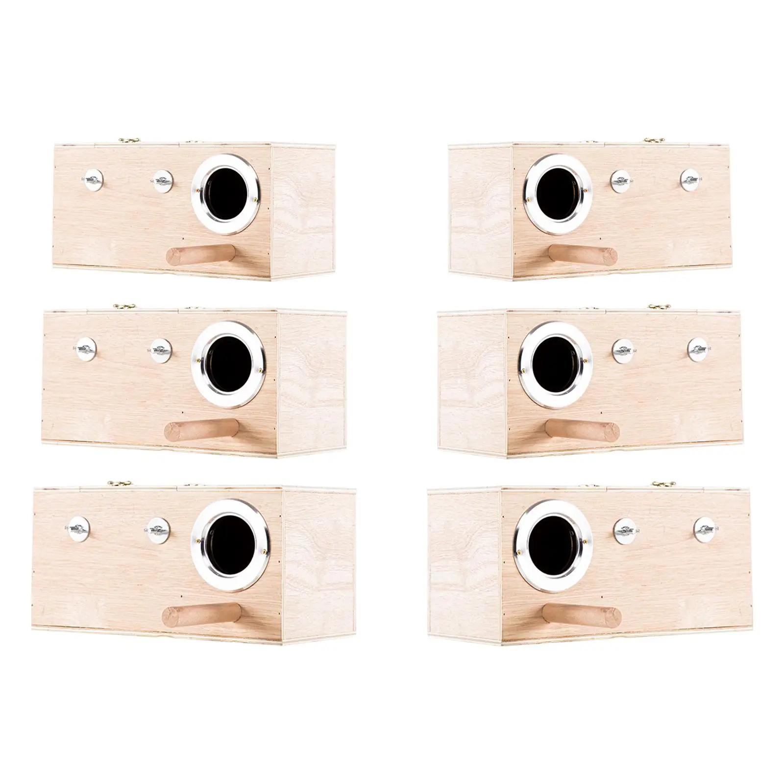 Caja de anidación de madera para pájaros