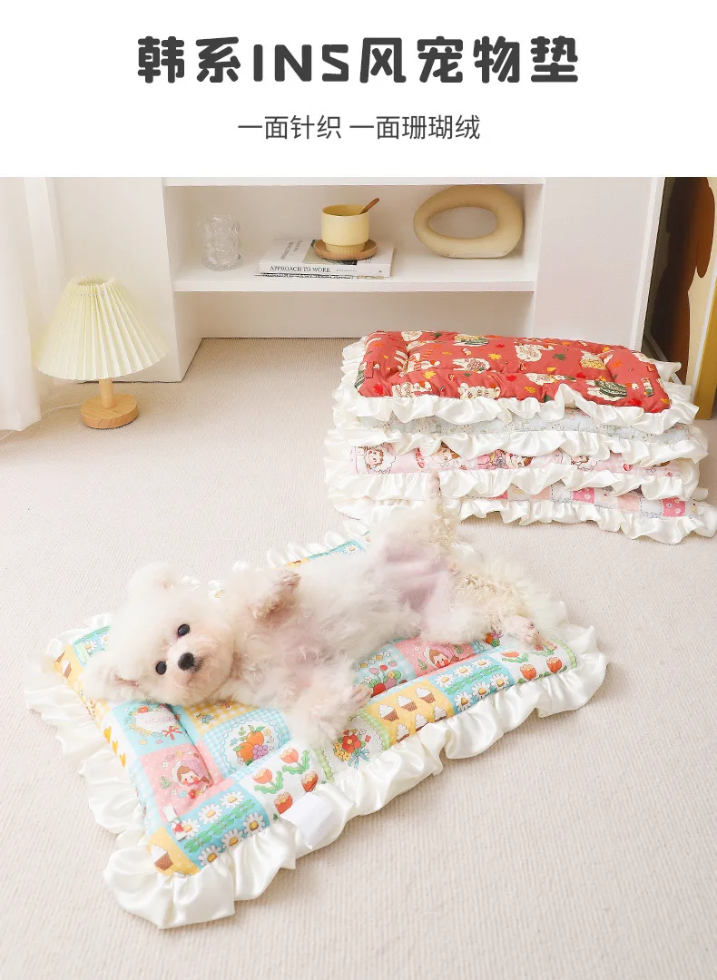 Cama para perros y gatos lavable