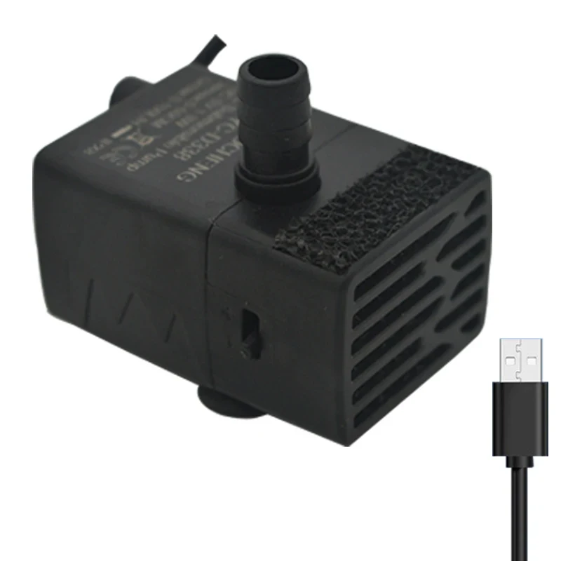 Bomba de agua para fuente de mascotas y acuario USB recirculación - imagen 2