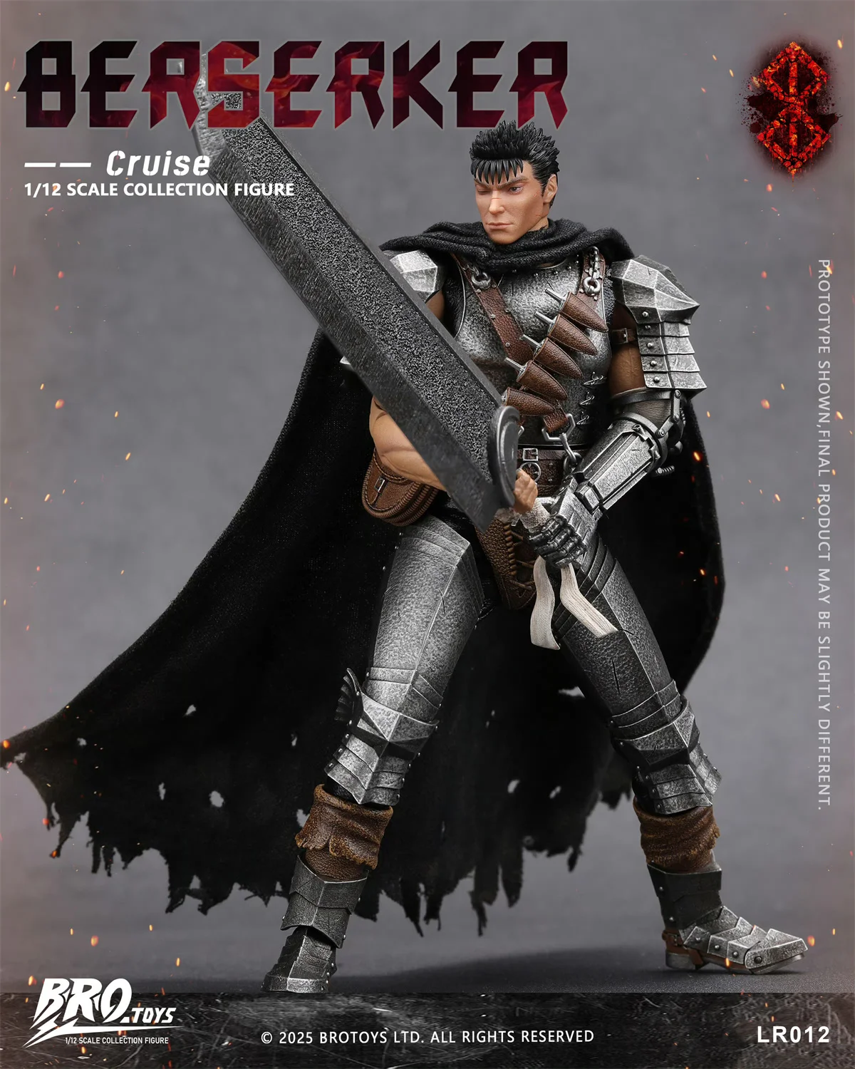 Figura articulada de Guts Berserker pose dinámica