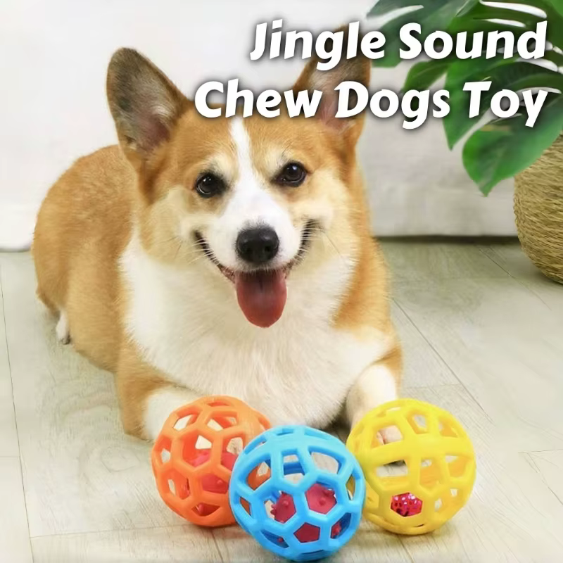 Juguete con Campana para Perros y Gatos – Mordedor en Forma de Rombo - imagen 3