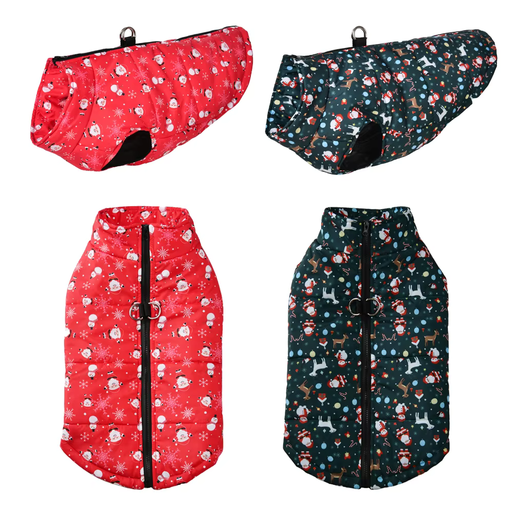 Chaqueta impermeable para perros pequeños y medianos con cremallera - imagen 3