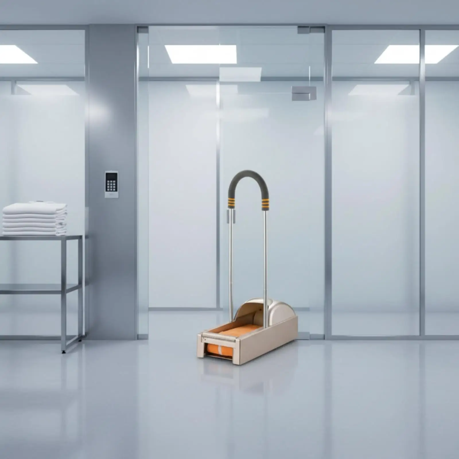 Dispensador de fundas para calzado con mango curvo – Higiene en casa - imagen 3