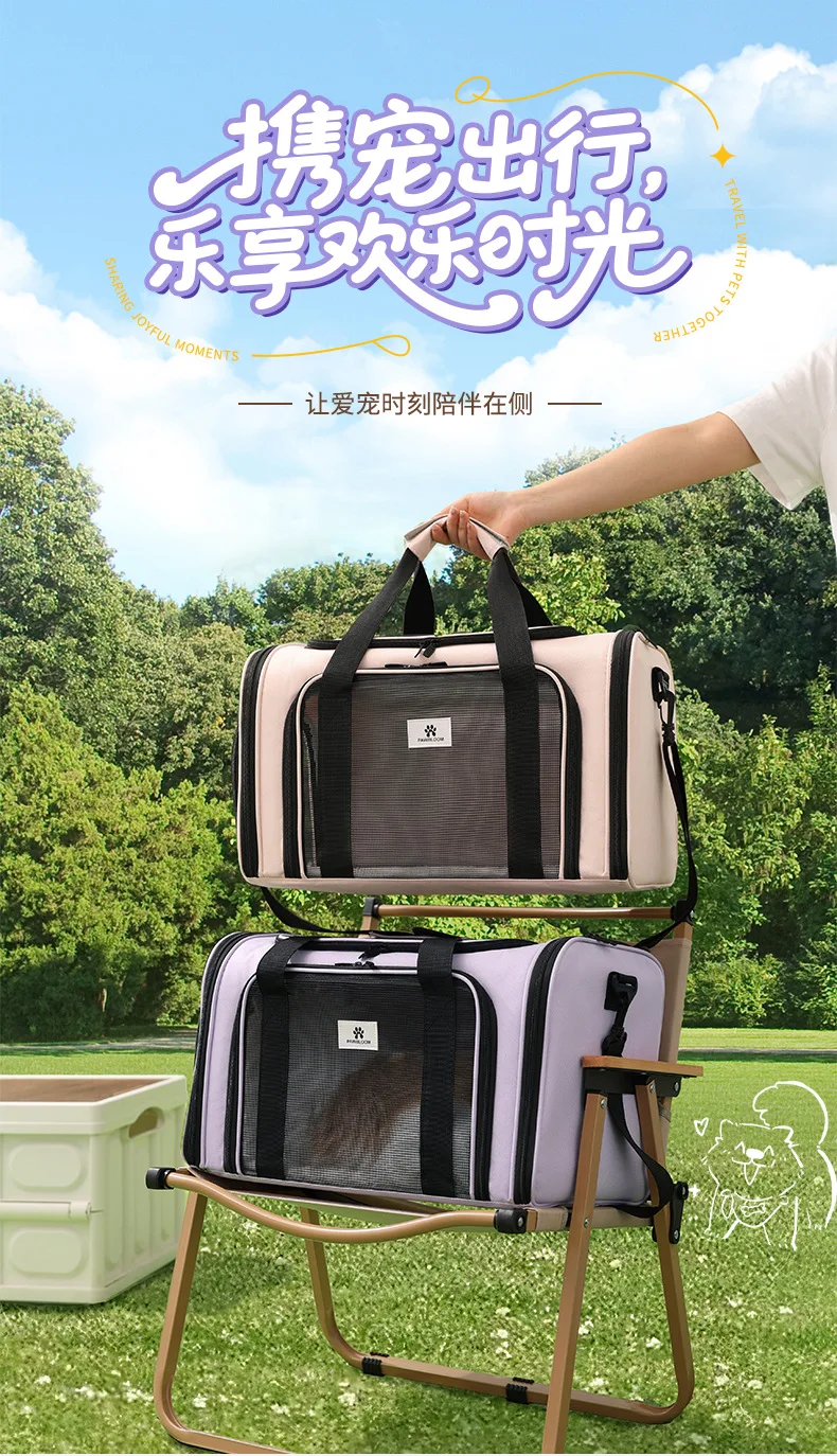 Bolso de transporte para gatos, vista general