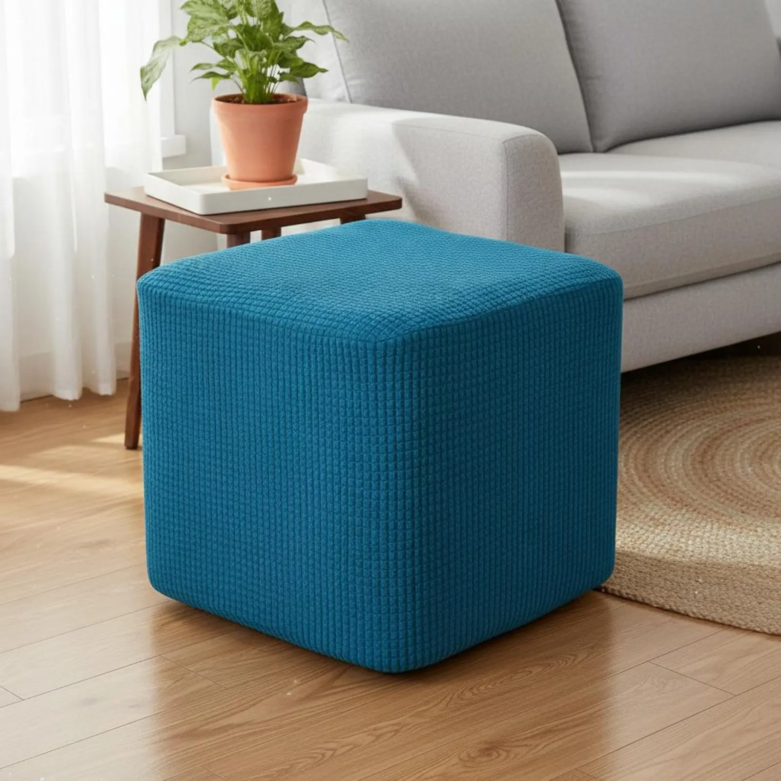 Funda elástica antideslizante lavable para taburete de gatos y perros - imagen 3
