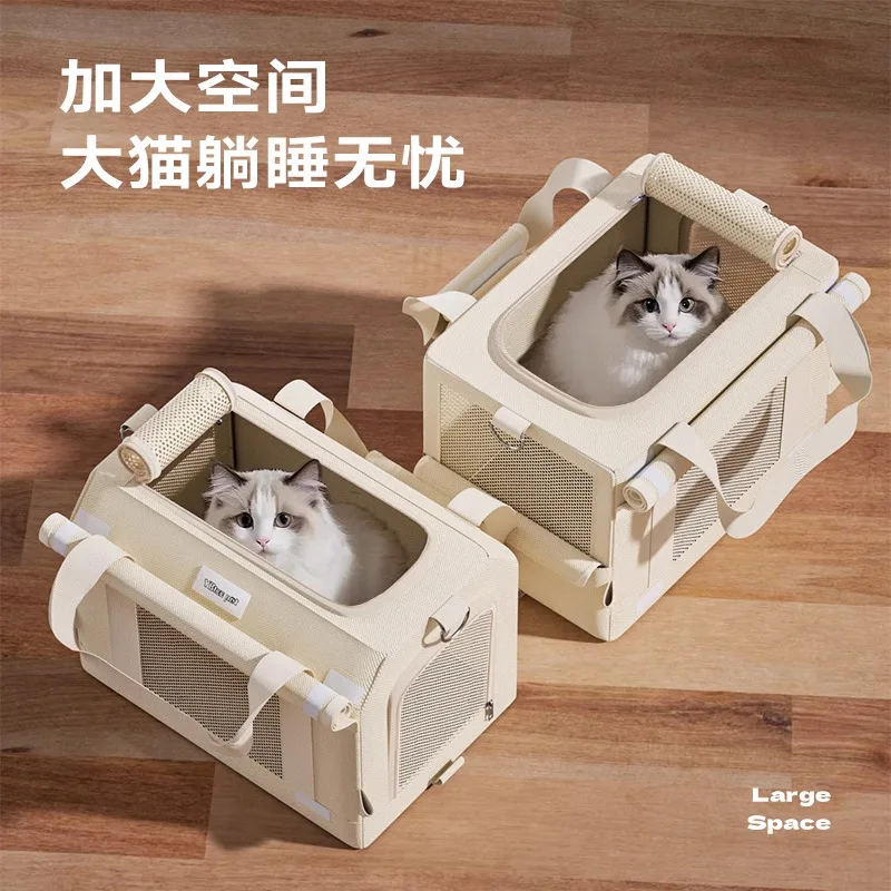 Bolsa de transporte para gatos gran capacidad, maleta y mochila - imagen 3