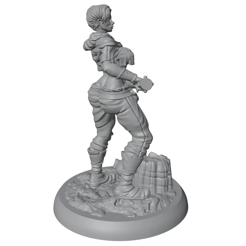 Figura Decorativa de Resina Miniatura 75 mm – Hachaíto Misterioso en Miniatura - imagen 2
