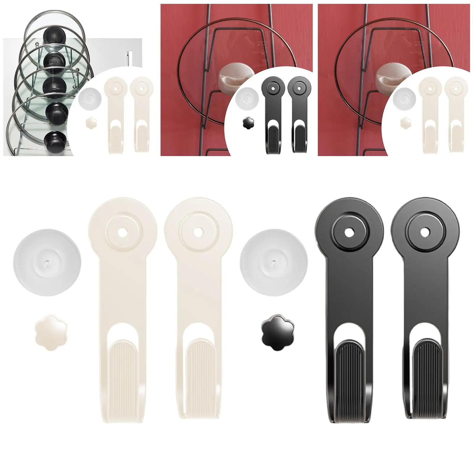 Organizador de Tablas y Tapas de Ollas – Colgador Ajustable para Ahorrar Espacio - imagen 3