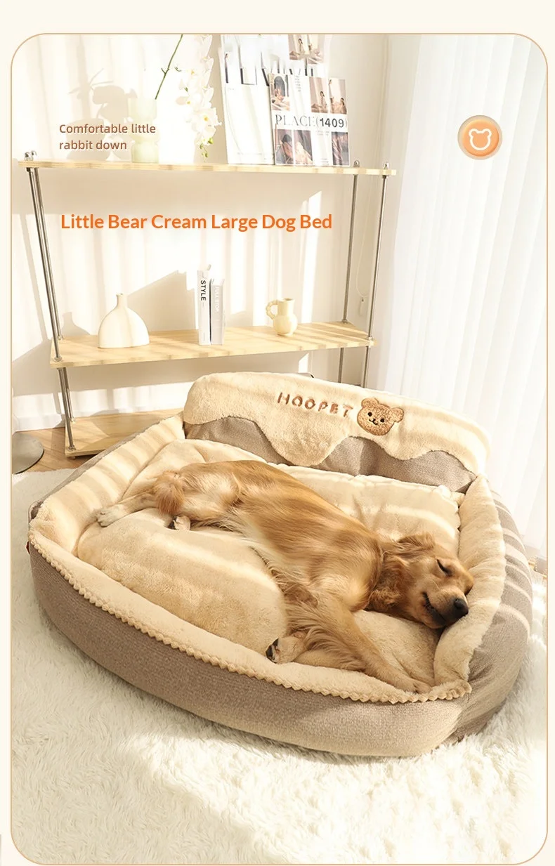 Cama acogedora para perros y gatos con diseño práctico