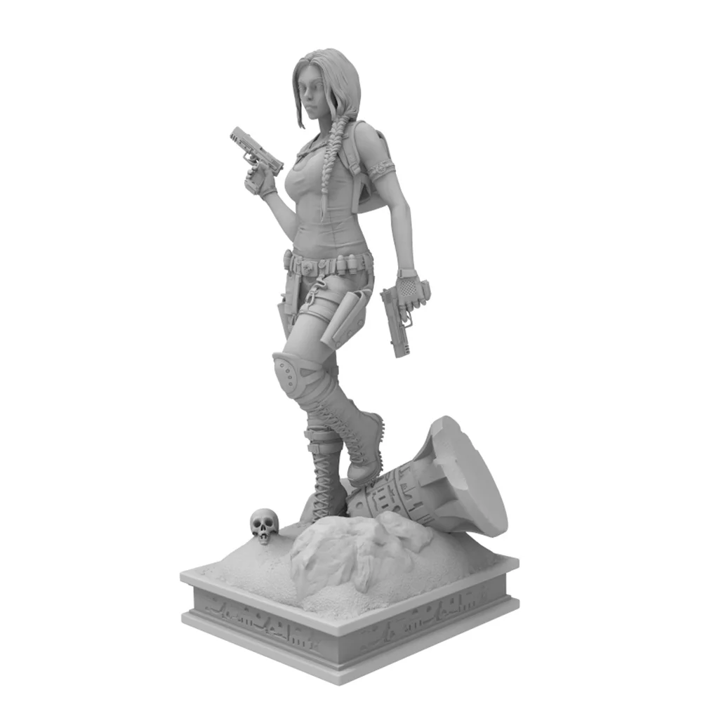 Base de la figura y acabados de resina