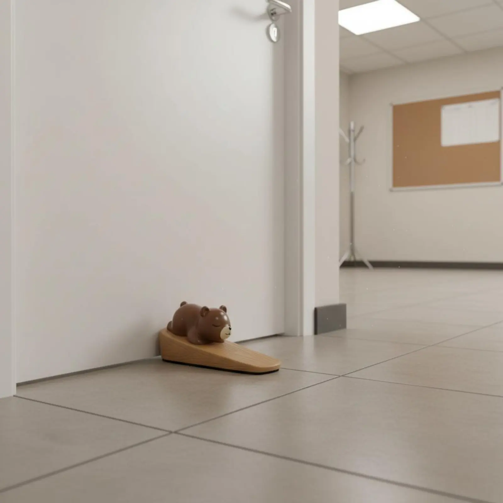 Bloqueador de puerta anticolisión para gatos y perros, PVC