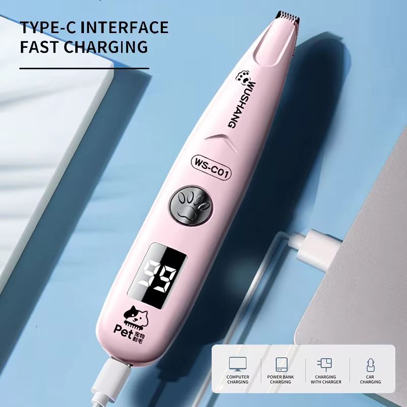 Cortadora eléctrica de pelo para perros y gatos con luz LED - imagen 5