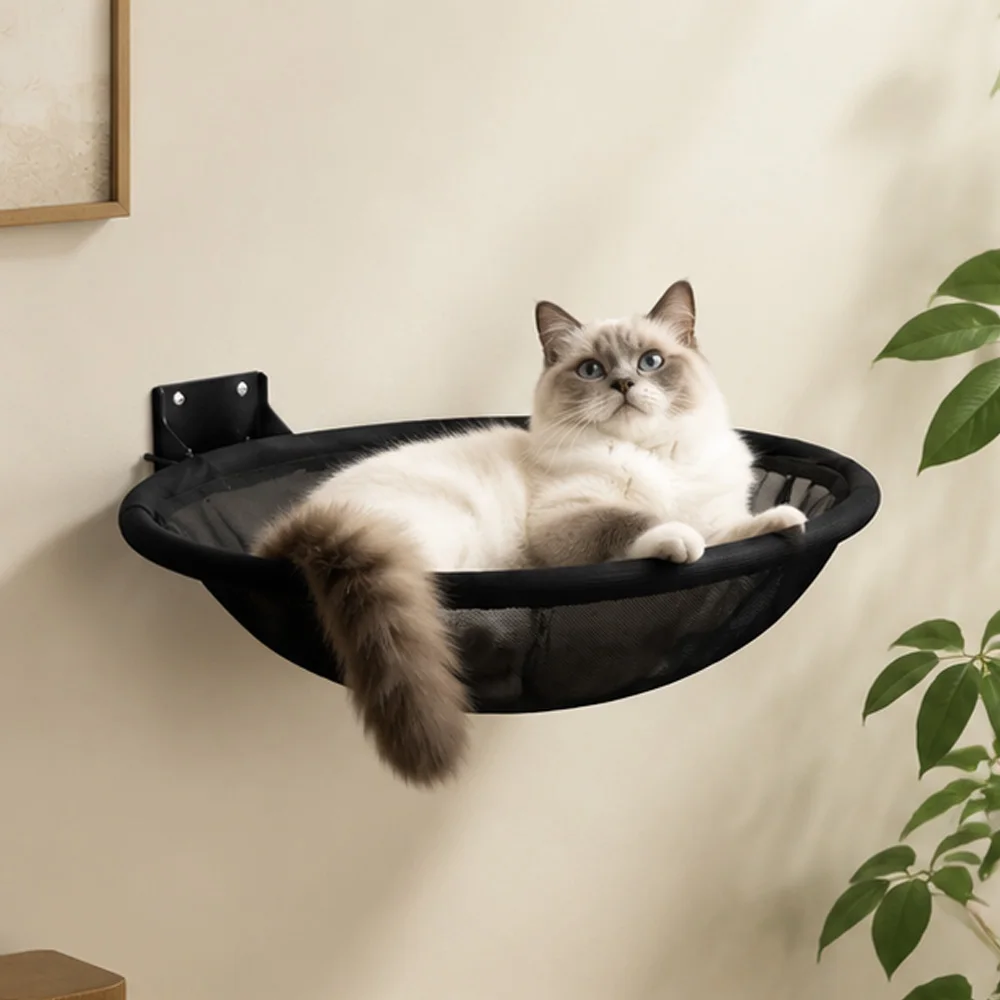 Hamaca para Gatos de Ventana – Percha Inalámbrica Plegable - imagen 5