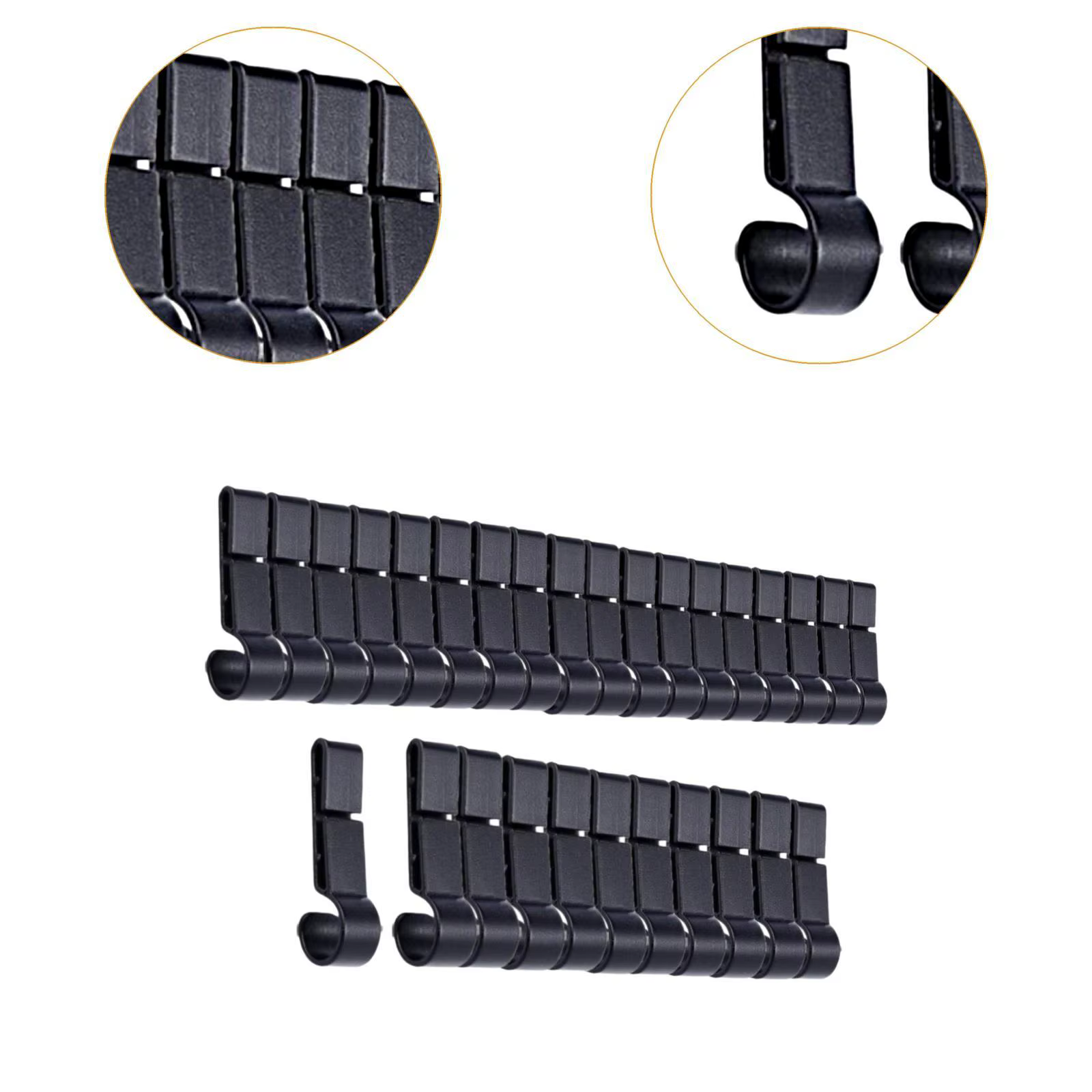Ganchos fijos antideslizantes para linterna de gorra de seguridad - imagen 3