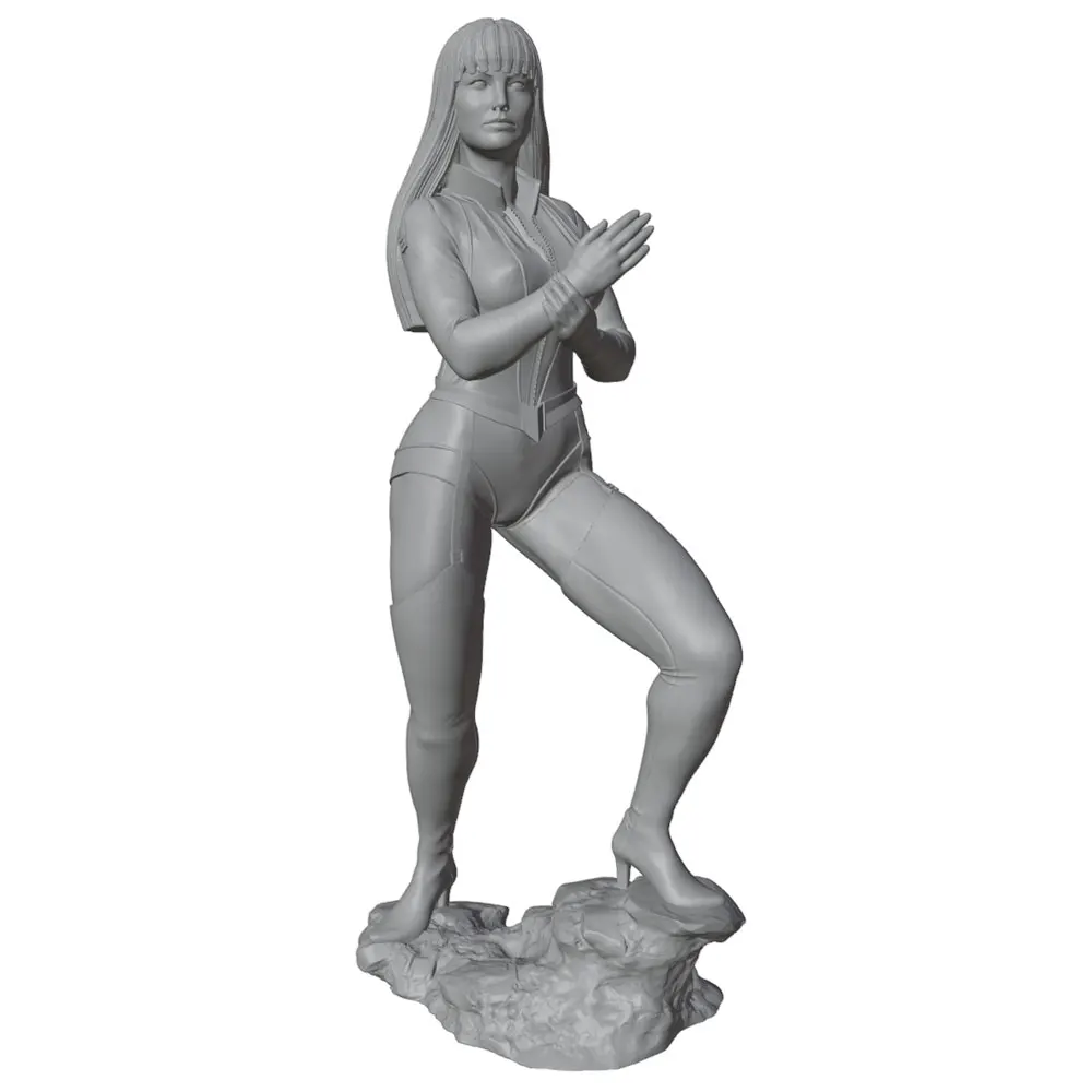 Figura de resina sin pintar vista frontal